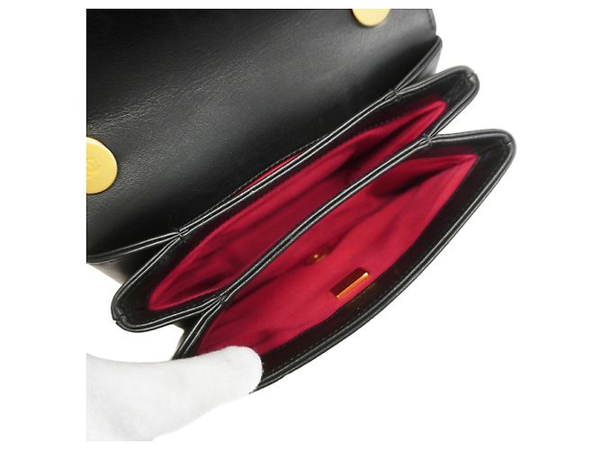 Bolsa de Ombro Chanel Matelassé com Corrente Preto - vista 4
