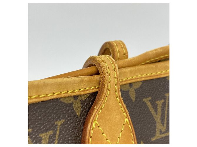 Saco Tote Louis Vuitton Monogram Neverfull MM Marrom - vista 10