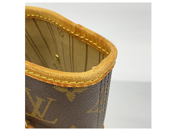 Saco Tote Louis Vuitton Monogram Neverfull MM Marrom - vista 11