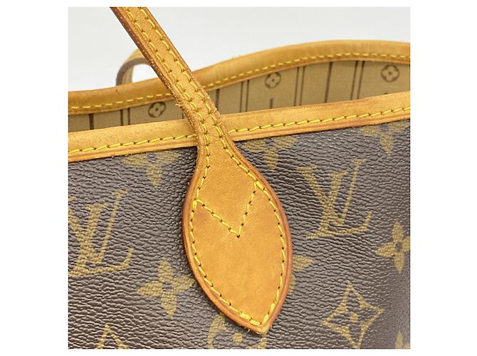 Saco Tote Louis Vuitton Monogram Neverfull MM Marrom - vista 12