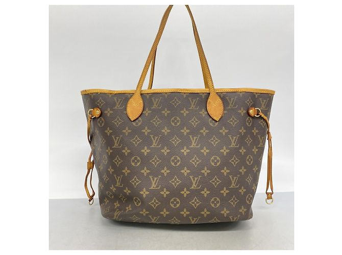 Saco Tote Louis Vuitton Monogram Neverfull MM Marrom - vista 15