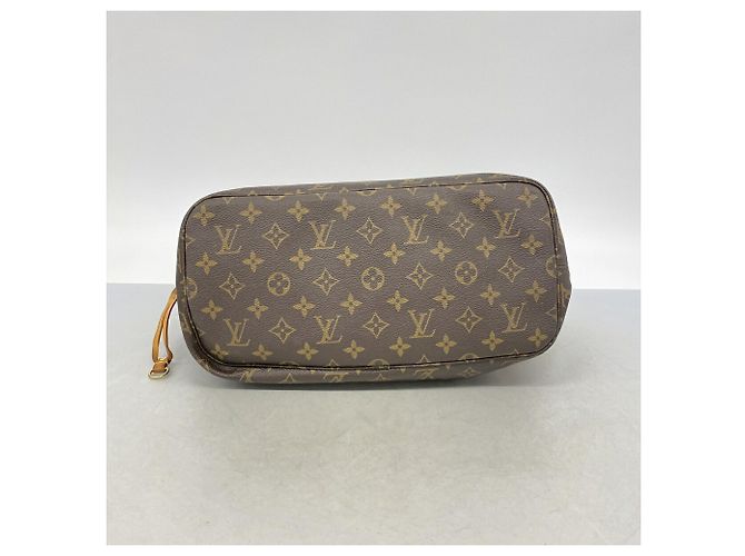 Saco Tote Louis Vuitton Monogram Neverfull MM Marrom - vista 3