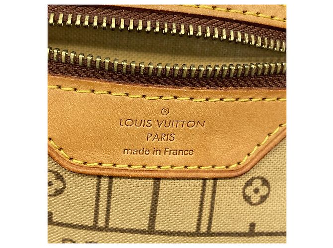 Saco Tote Louis Vuitton Monogram Neverfull MM Marrom - vista 5