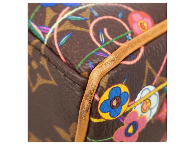 Borsa Louis Vuitton Monogram Superflat Marrone Multicolore - vista 7