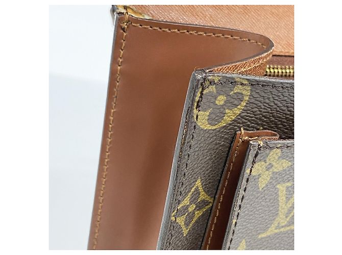Borsa Louis Vuitton Monogram Monceau 26 M51187 Marrone - vista 11