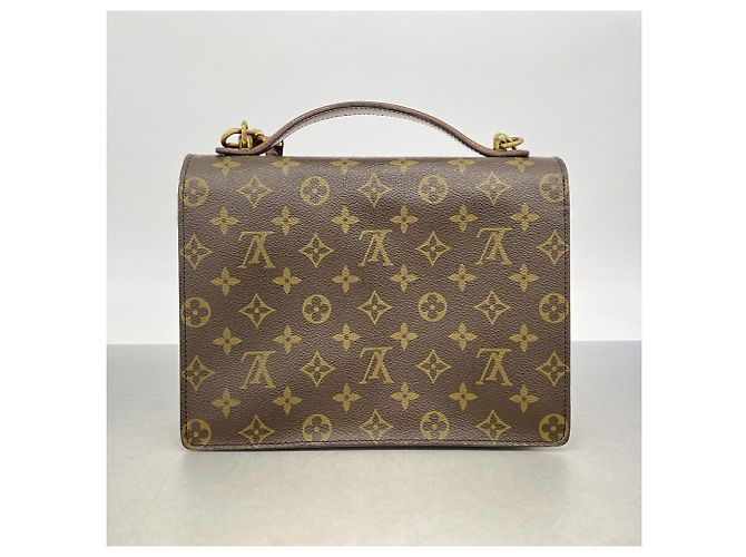 Borsa Louis Vuitton Monogram Monceau 26 M51187 Marrone - vista 17