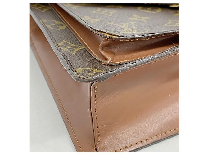 Borsa Louis Vuitton Monogram Monceau 26 M51187 Marrone - vista 7
