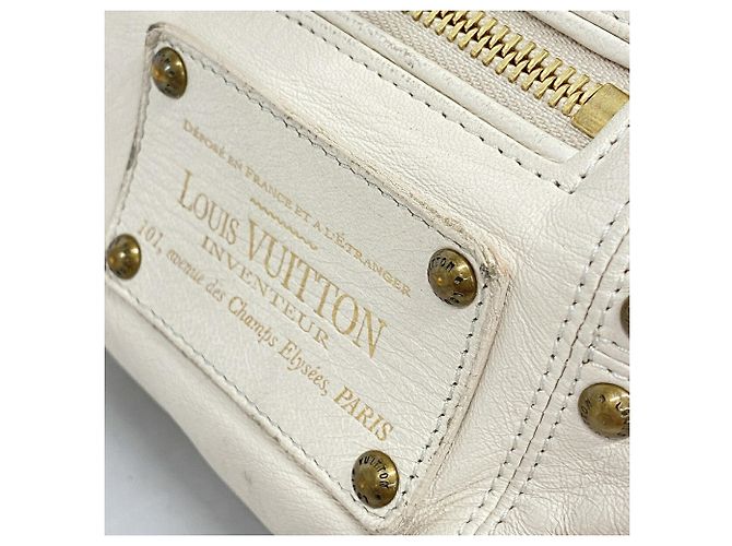 Louis Vuitton Cruise Line Rivet Handbag Cream - view 12