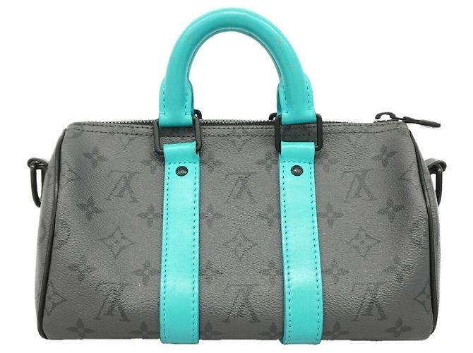 Bolso Louis Vuitton Monogram Eclipse Reverse Turquesa - vista 14
