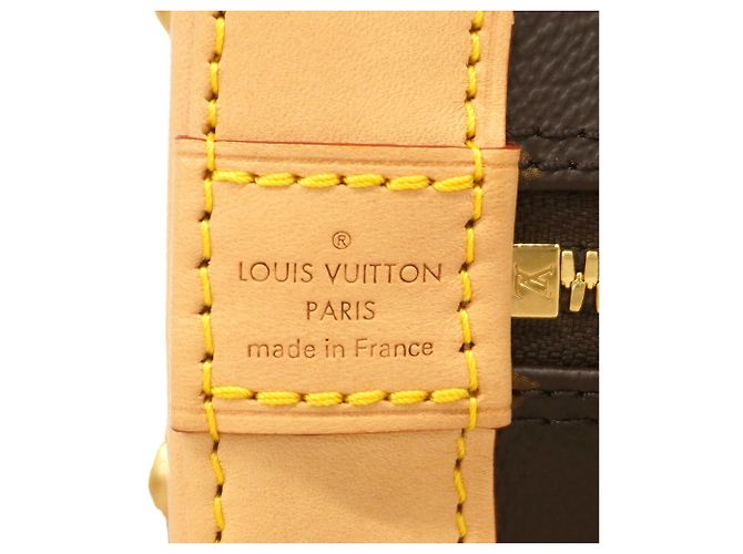 Bolsa de mão Louis Vuitton Alma BB Monogram Marrom - vista 5