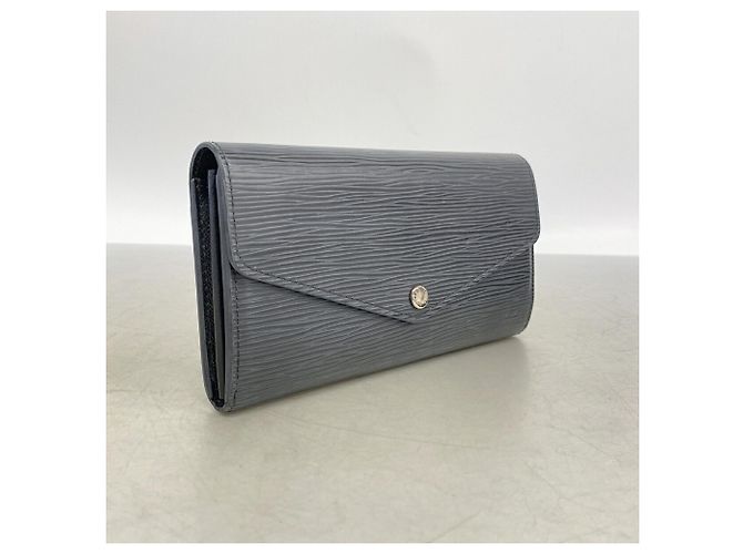 Louis Vuitton Portefeuille Sarah Long Wallet de cuero Epi Negro - vista 2