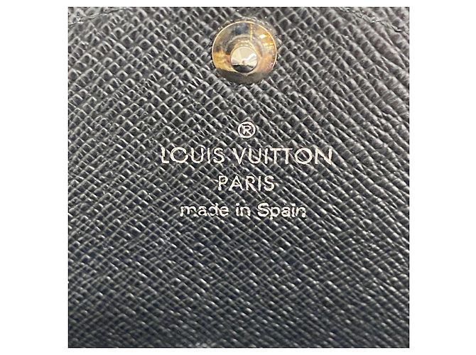 Louis Vuitton Portefeuille Sarah Long Wallet de cuero Epi Negro - vista 4