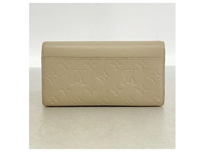Louis Vuitton Monogram Empreinte Portefeuille Sarah Long Wallet Grey - view 10