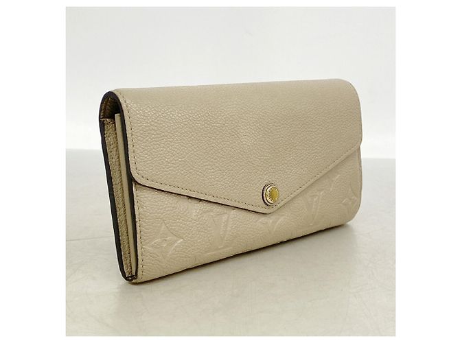 Louis Vuitton Monogram Empreinte Portefeuille Sarah Long Wallet Grey - view 2