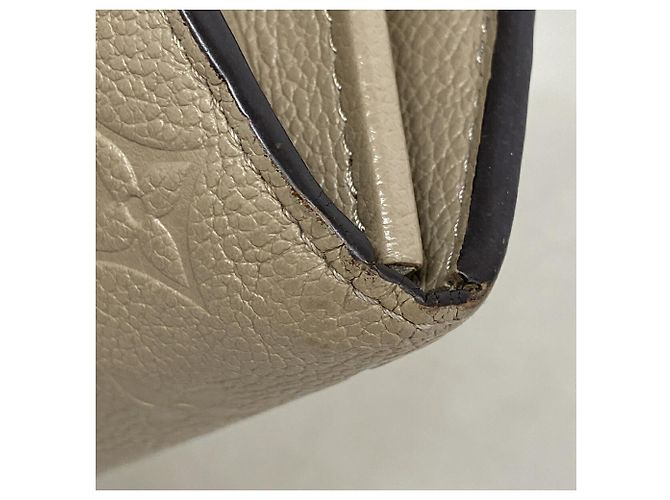Louis Vuitton Monogram Empreinte Portefeuille Sarah Long Wallet Grey - view 5