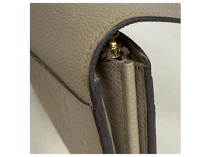 Louis Vuitton Monogram Empreinte Portefeuille Sarah Long Wallet Grey - view 6