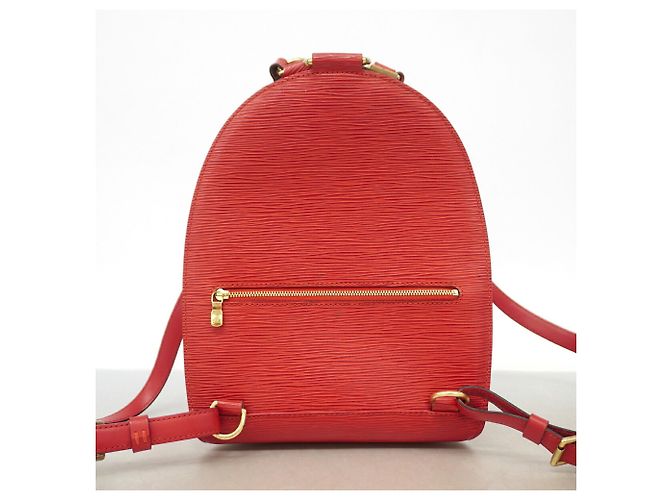 Mochila Louis Vuitton Epi Mabillon Roja - vista 12