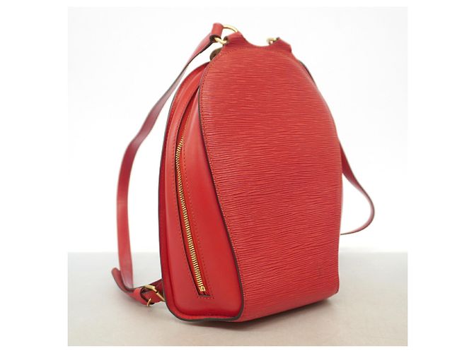 Mochila Louis Vuitton Epi Mabillon Roja - vista 2