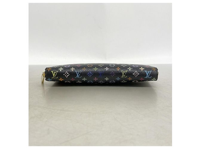 Portafoglio Zippy Louis Vuitton Monogram Multicolor Nero Rosso - vista 3