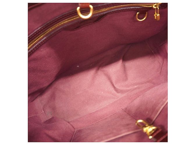 Bolso Tote Louis Vuitton Vernis Wilshire MM Roja - vista 4
