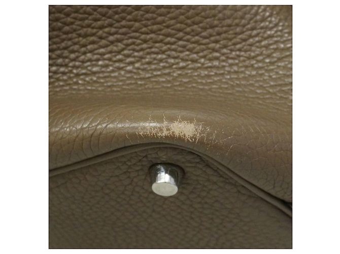 Hermès Bolsa Hermes Picotin Lock PM Taupe - vista 6