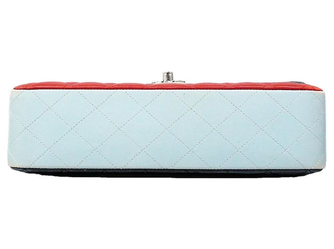 Bolso de hombro Chanel Matelassé Roja Azul Azul marino - vista 3