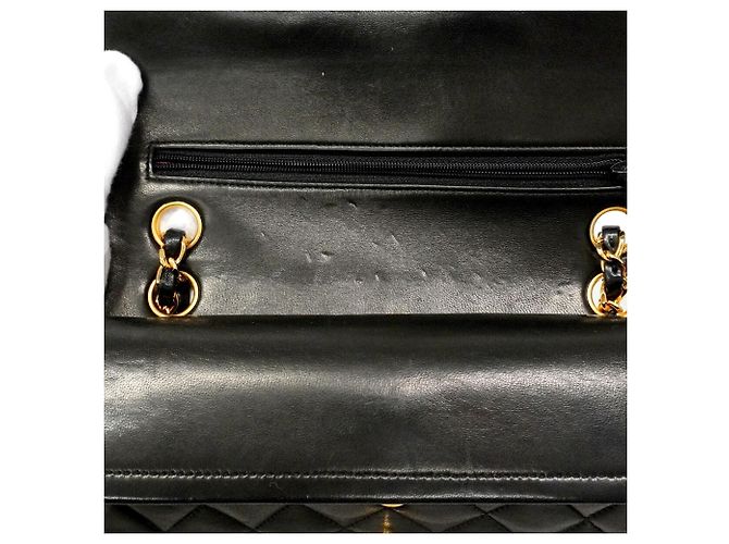Bolsa de Ombro Chanel Matelassé Preto - vista 10