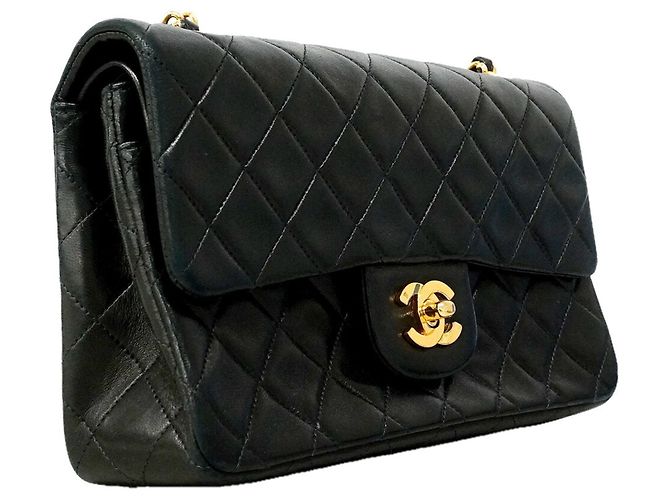 Bolsa de Ombro Chanel Matelassé Preto - vista 2