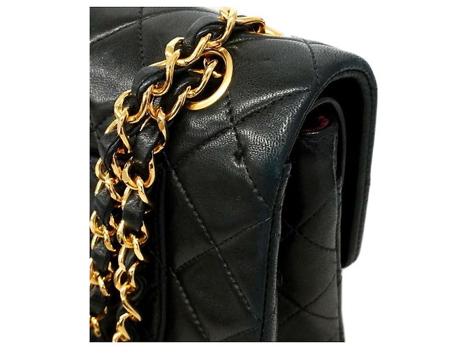 Bolsa de Ombro Chanel Matelassé Preto - vista 7