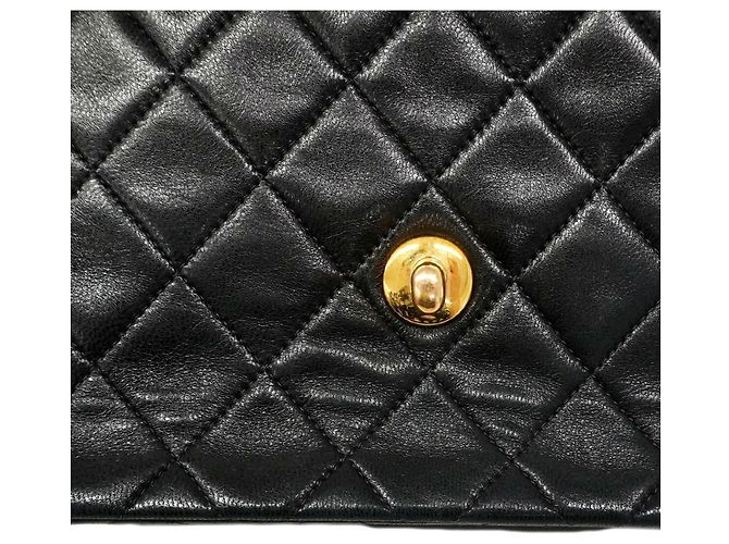 Bolso de hombro Chanel Mini Matelassé con cadena Negro - vista 11