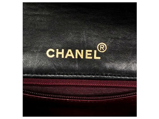 Bolso de hombro Chanel Mini Matelassé con cadena Negro - vista 5
