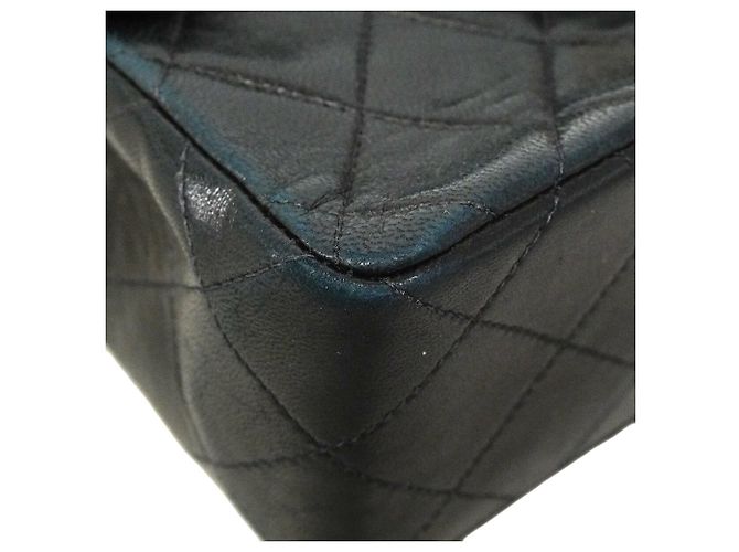 Bolso de hombro Chanel Mini Matelassé con cadena Negro - vista 6