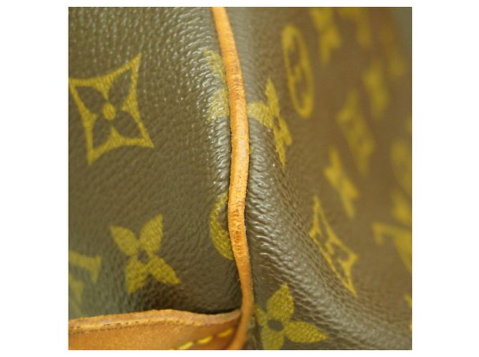Sac Louis Vuitton Boston Monogram Keepall 60 Marron - vue 10