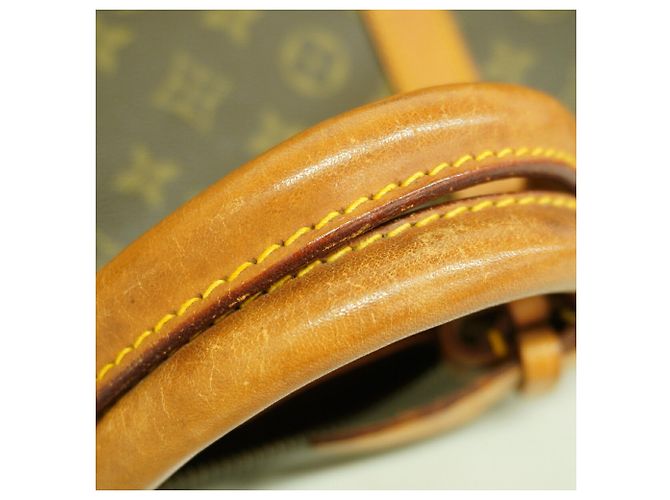 Sac Louis Vuitton Boston Monogram Keepall 60 Marron - vue 7