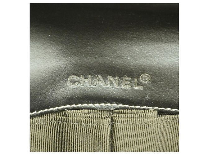 Chanel Denim Blue Chocolate Bar Chain Schultertasche Blau - Ansicht 5