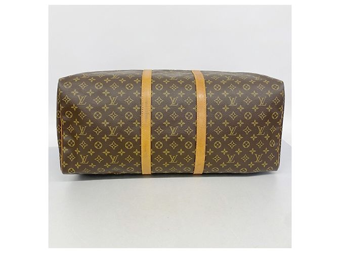Louis Vuitton Brown Boston Monogram Keepall 60 Braun - Ansicht 3
