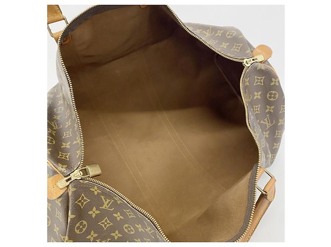 Louis Vuitton Brown Boston Monogram Keepall 60 Braun - Ansicht 4