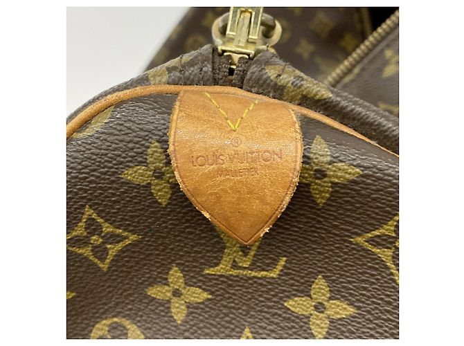 Louis Vuitton Brown Boston Monogram Keepall 60 Braun - Ansicht 5