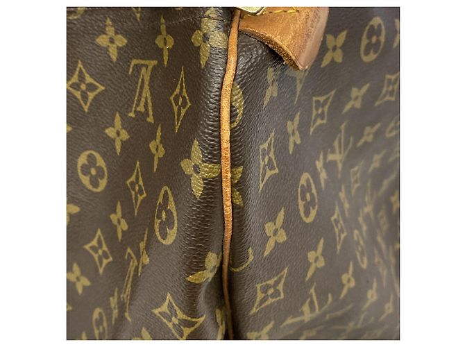 Louis Vuitton Brown Boston Monogram Keepall 60 Braun - Ansicht 8