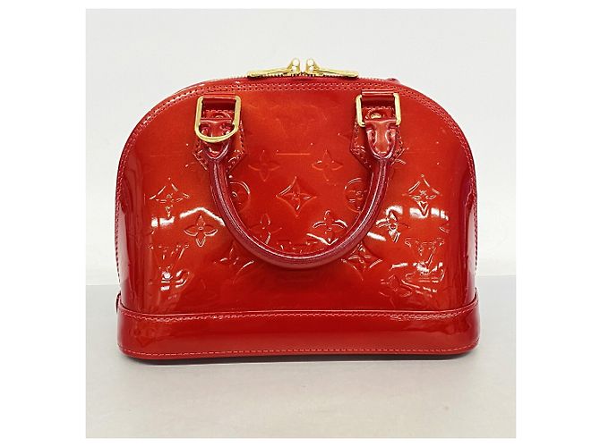 Bolso Louis Vuitton Alma BB Vernis Roja - vista 11
