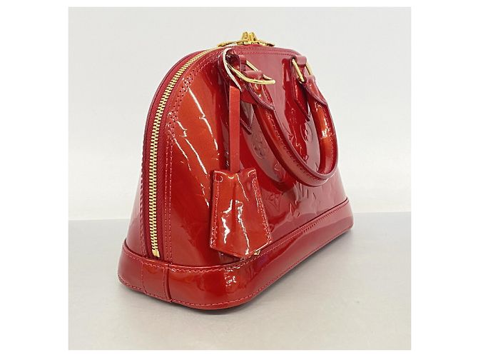 Bolso Louis Vuitton Alma BB Vernis Roja - vista 2