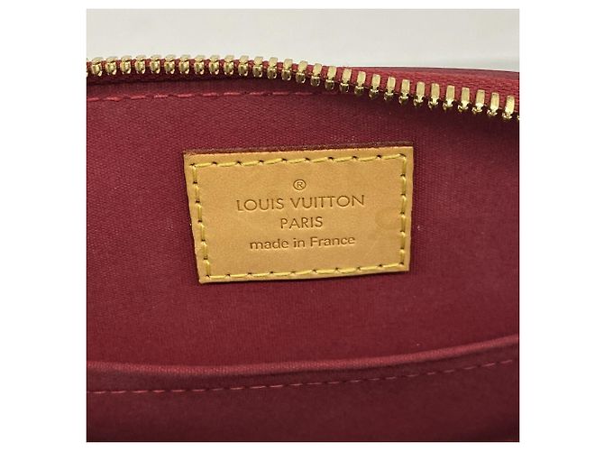 Bolso Louis Vuitton Alma BB Vernis Roja - vista 5