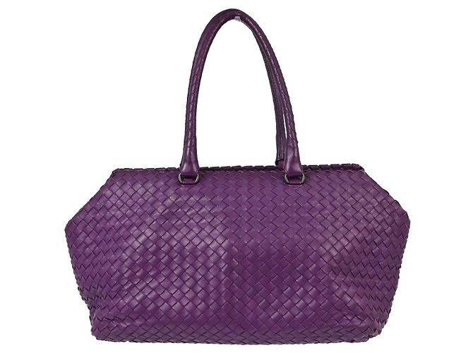 Bottega Veneta Brick Intrecciato Nappa Medium Púrpura - vista 2