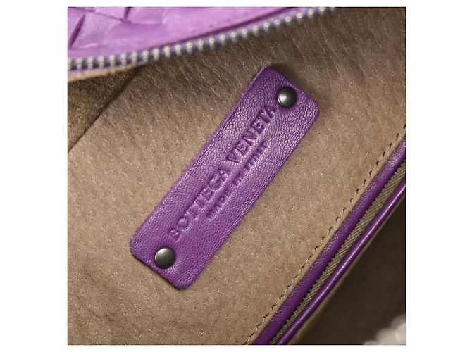 Bottega Veneta Brick Intrecciato Nappa Medium Púrpura - vista 4