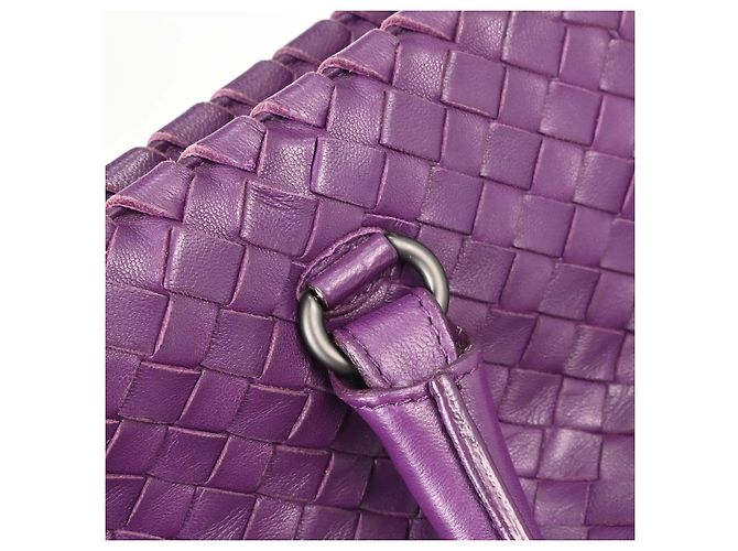 Bottega Veneta Brick Intrecciato Nappa Medium Púrpura - vista 6