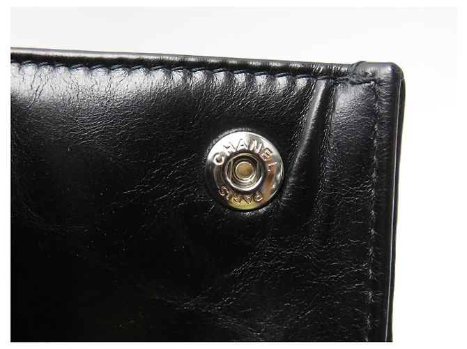 NEUE CHANEL CABAS BOY VERSCHLUSS HANDTASCHE AUS SCHWAREM STEPPLEDER TOTE BAG - Ansicht 15