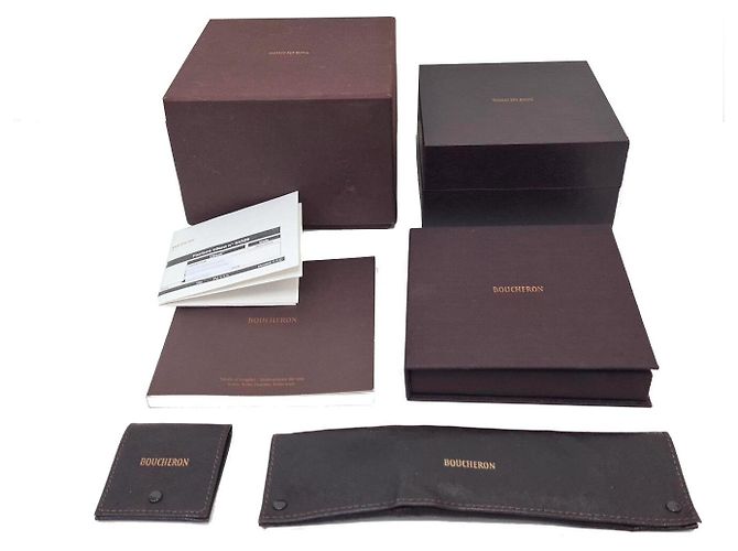 BOUCHERON REFLET SMALL 29 MM STAHLUHR + 5 ARMBÄNDER QUARTZ LADY WATCH Silber - Ansicht 26