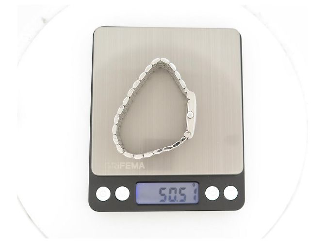 BOUCHERON REFLET SMALL 29 MM STAHLUHR + 5 ARMBÄNDER QUARTZ LADY WATCH Silber - Ansicht 7