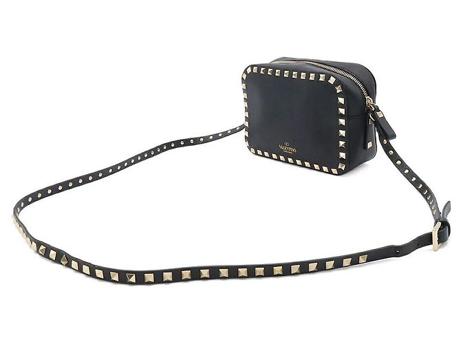 Valentino Garavani Bolsa de Ombro Valentino Rockstud Preto - vista 2