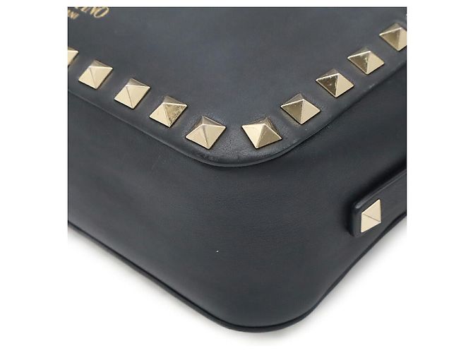 Valentino Garavani Bolsa de Ombro Valentino Rockstud Preto - vista 3